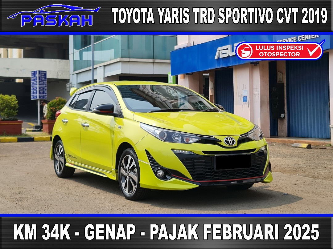 2019 Toyota Yaris 1.5 S - Foto 1 dari 10