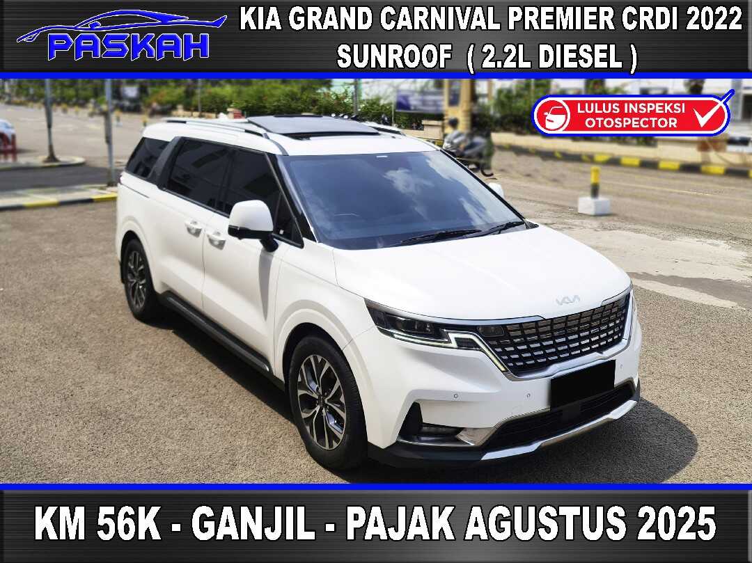 2022 KIA Carnival 2.2 - Foto 1 dari 10
