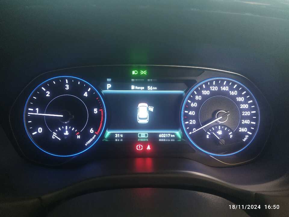 Foto Mobil Bekas Odometer Hyundai Palisade 2.2 tahun 2021