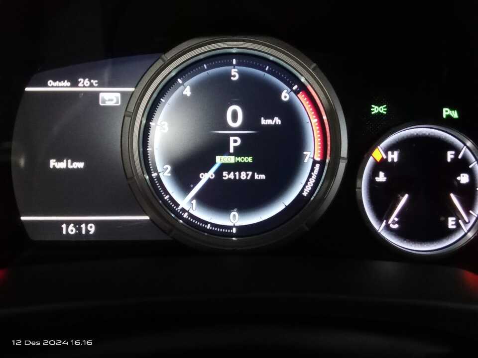 Foto Mobil Bekas Odometer Lexus RX 300 2.0 F-Sport tahun 2019
