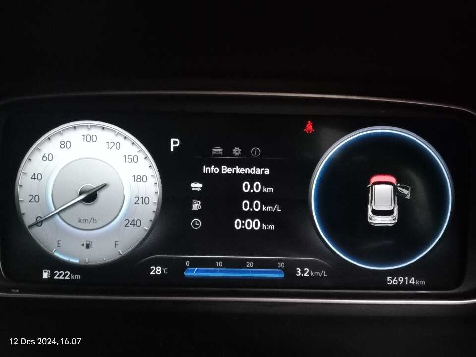 Foto Mobil Bekas Odometer Hyundai Creta 1.5 Style tahun 2022