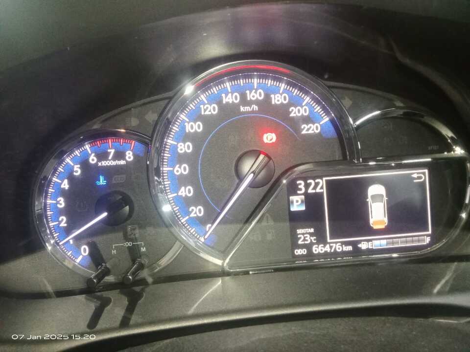 Foto Mobil Bekas Odometer Toyota Yaris 1.5 S tahun 2021