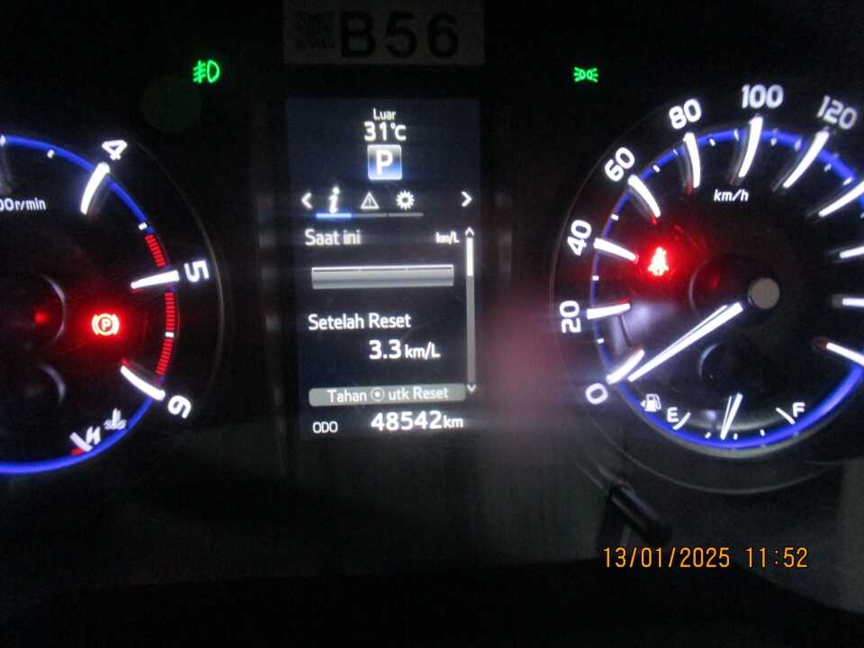 Foto Mobil Bekas Odometer Toyota Innova 2.4 V tahun 2020