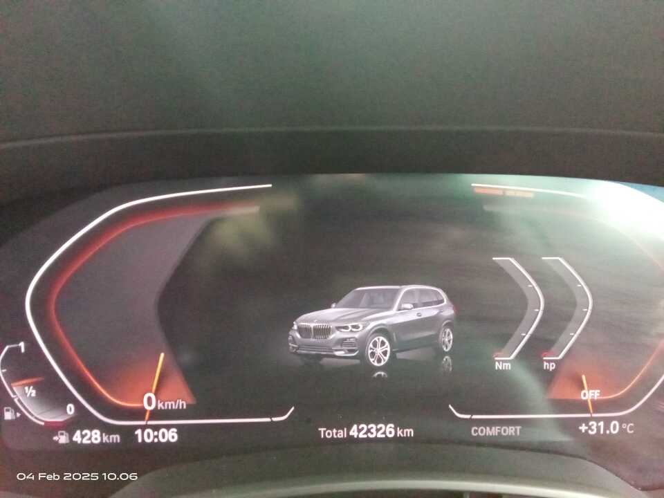 Foto Mobil Bekas Odometer BMW X5 3.0 Xdrive40i Xline tahun 2022