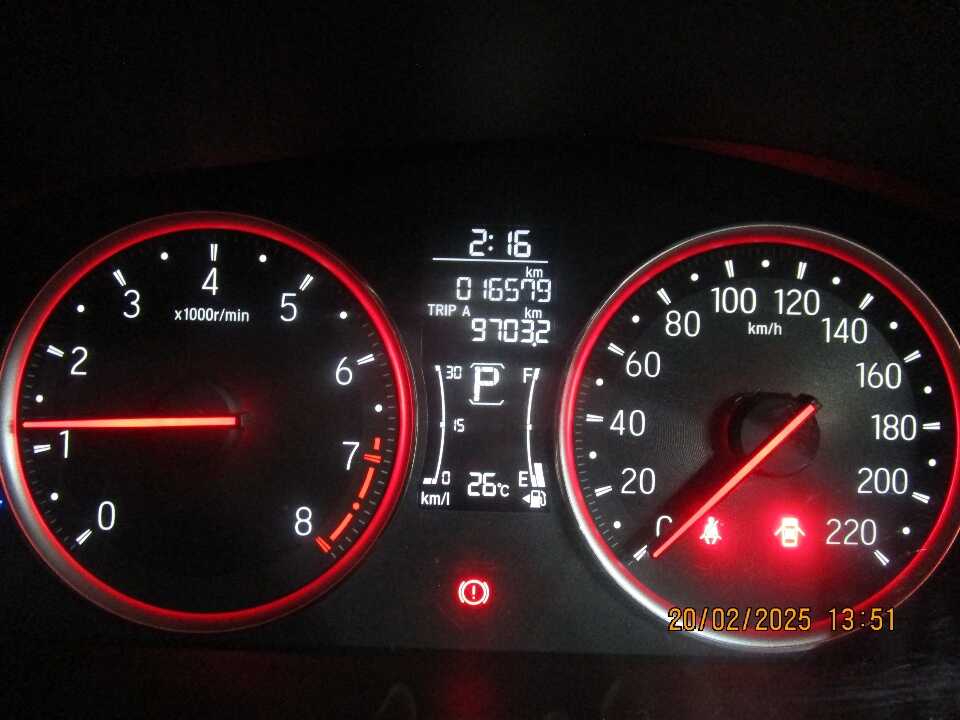 Foto Mobil Bekas Odometer Honda City 1.5 RS tahun 2021