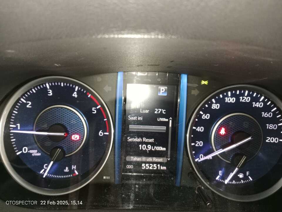 Foto Mobil Bekas Odometer Toyota Fortuner 2.4 4X2 VRZ tahun 2022