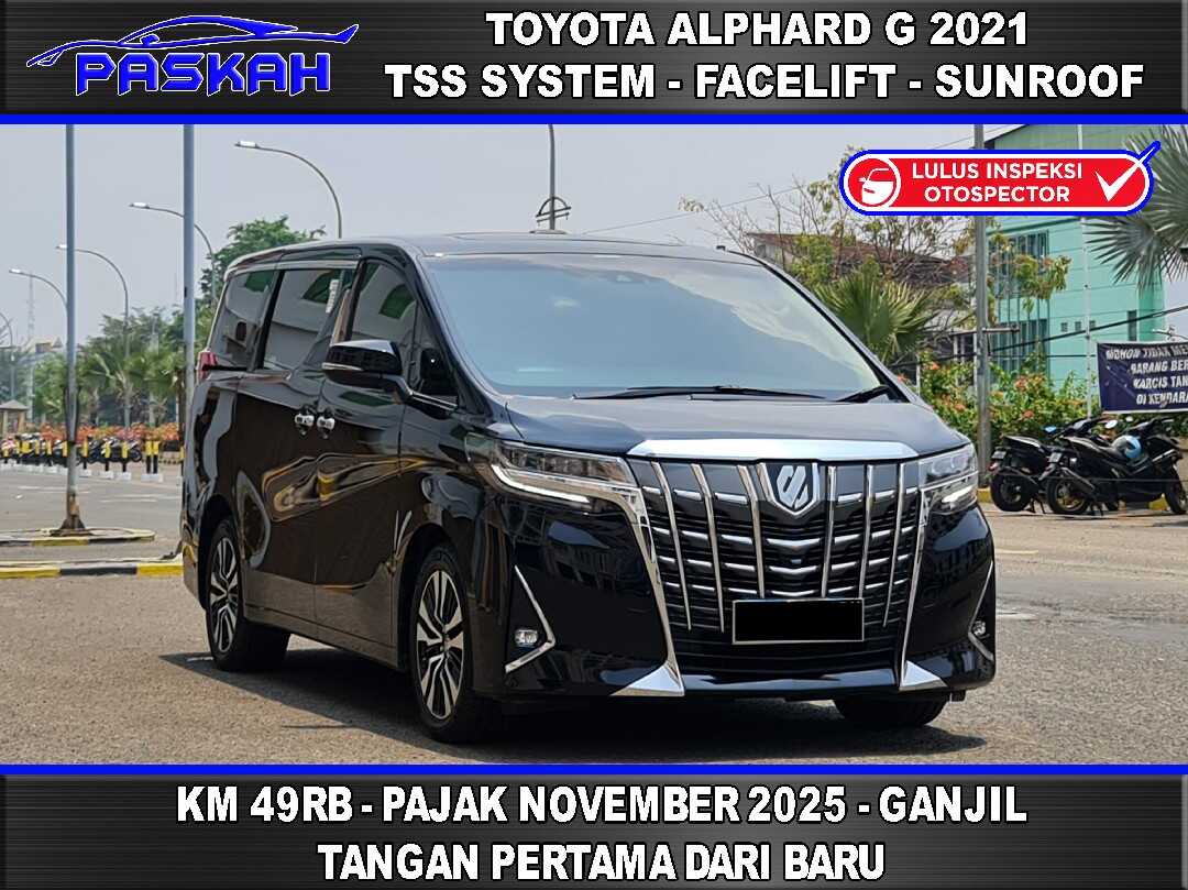 2021 Toyota Alphard 2.5 G - Foto 1 dari 10