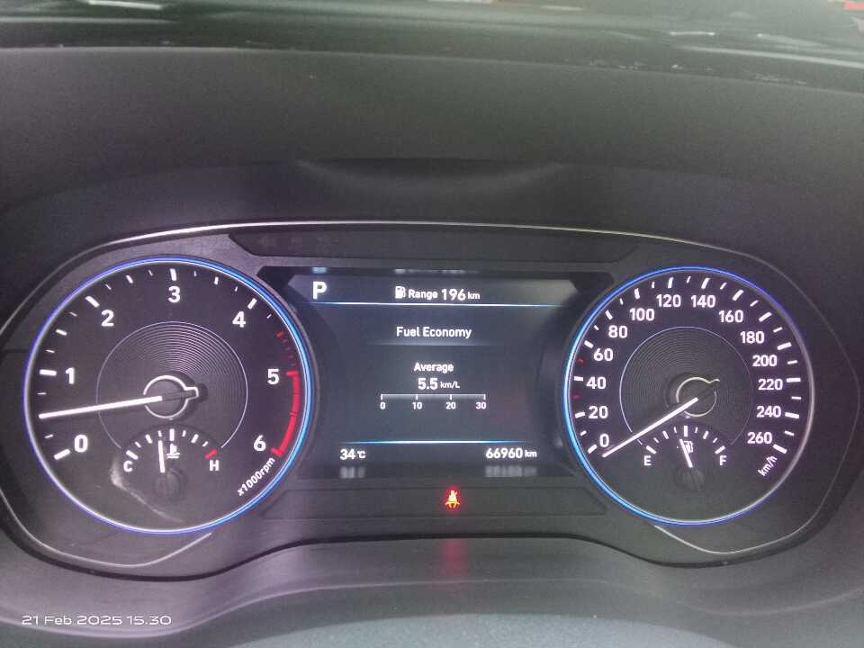 Foto Mobil Bekas Odometer Hyundai Palisade 2.2 tahun 2022