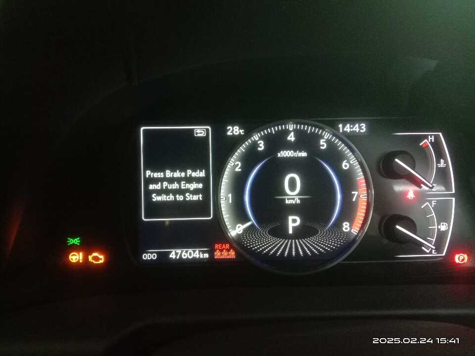 Foto Mobil Bekas Odometer Lexus ES 250 2.5 tahun 2019