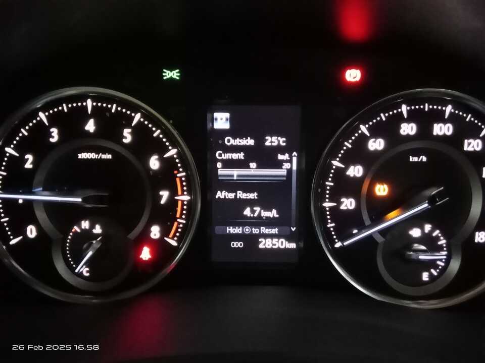 Foto Mobil Bekas Odometer Toyota Alphard 2.5 G tahun 2022