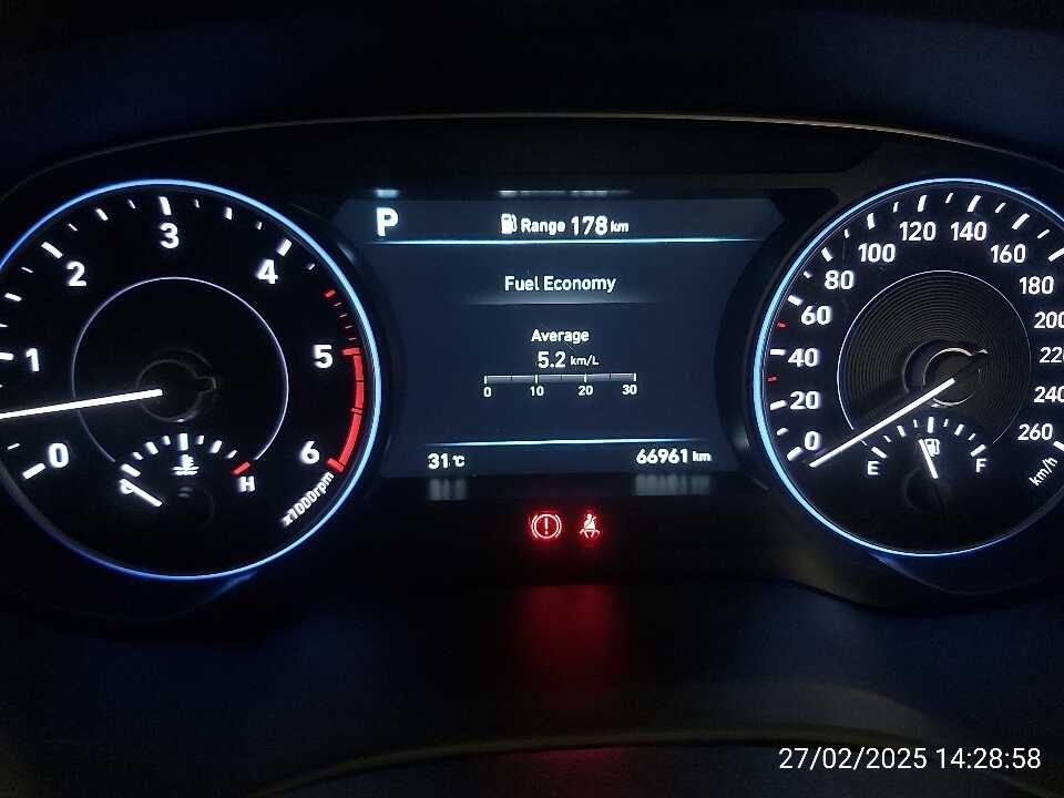 Foto Mobil Bekas Odometer Hyundai Palisade 2.2 tahun 2022