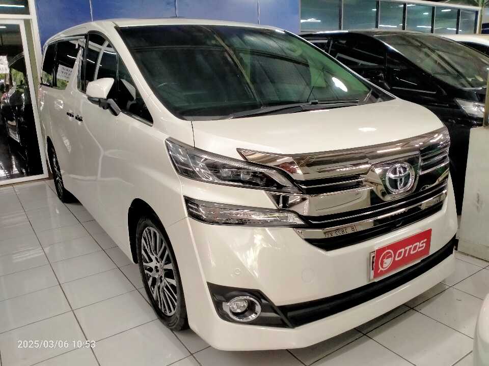 2017 Toyota Vellfire 2.5 G - Foto 1 dari 6