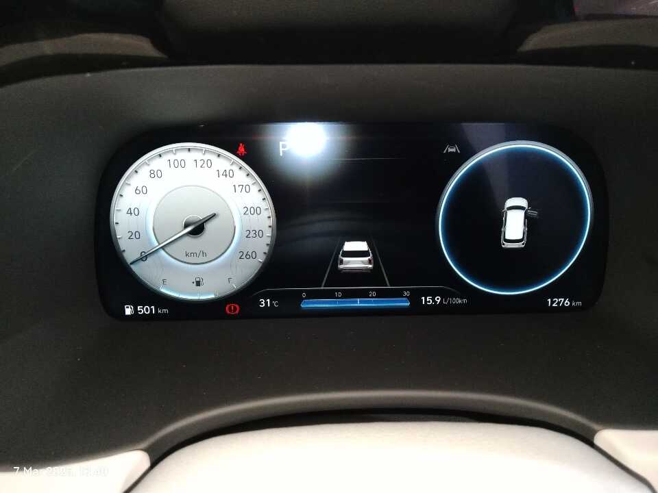 Foto Mobil Bekas Odometer Hyundai Palisade 2.2 tahun 2023