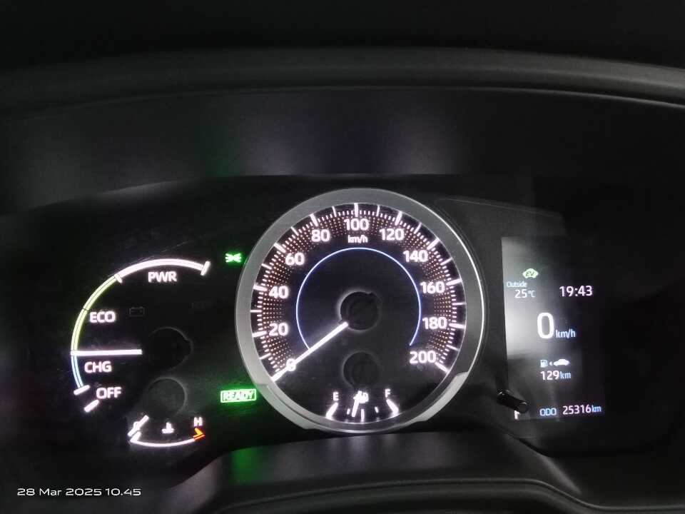 Foto Mobil Bekas Odometer Toyota Corolla Cross 1.8 Hybrid tahun 2021