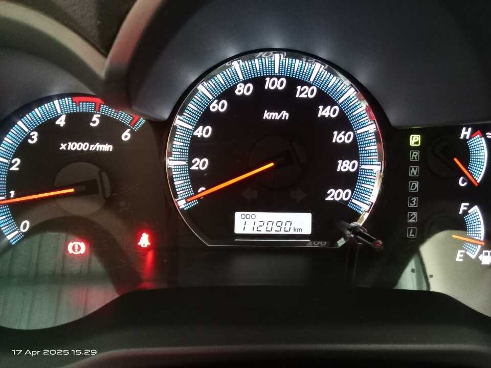 Foto Mobil Bekas Odometer Toyota Fortuner 2.5 G tahun 2013