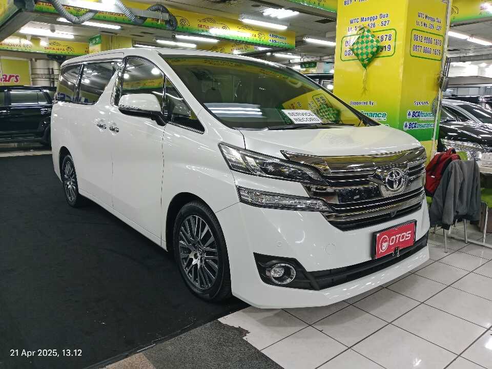 2016 Toyota Vellfire 2.5 G - Foto 1 dari 6