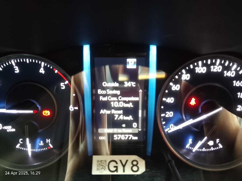 Foto Mobil Bekas Odometer Toyota Fortuner 2.4 4X2 VRZ tahun 2021