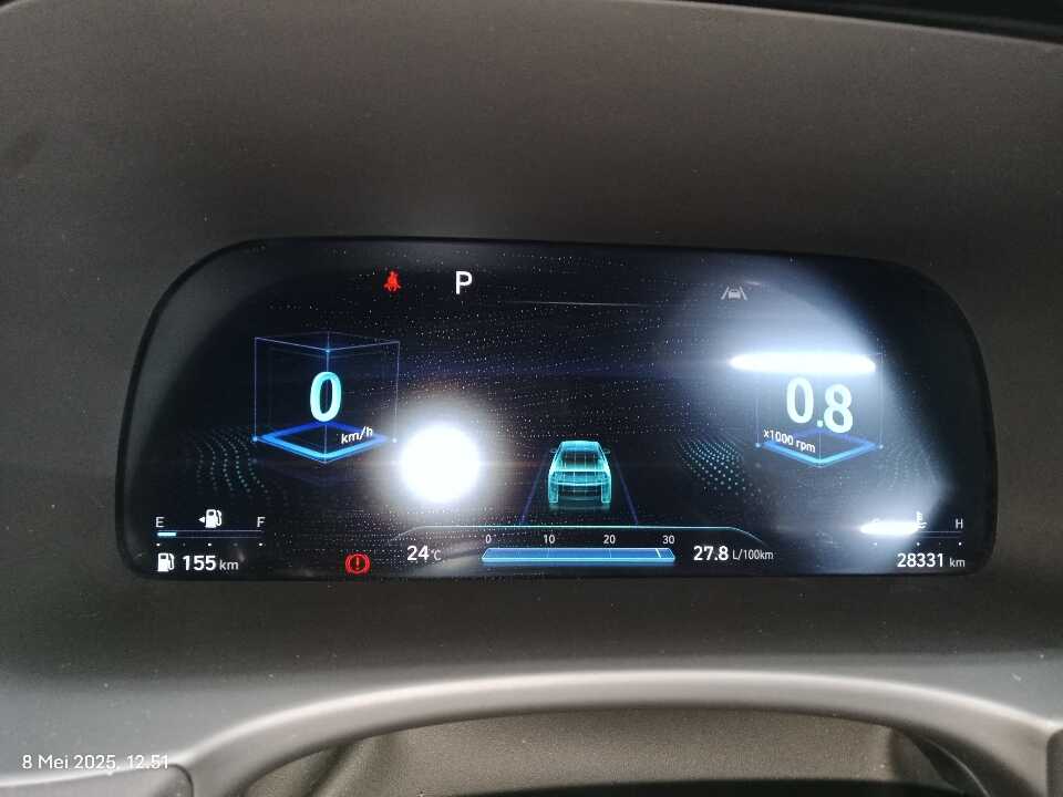 Foto Mobil Bekas Odometer Hyundai Palisade 2.2 tahun 2023