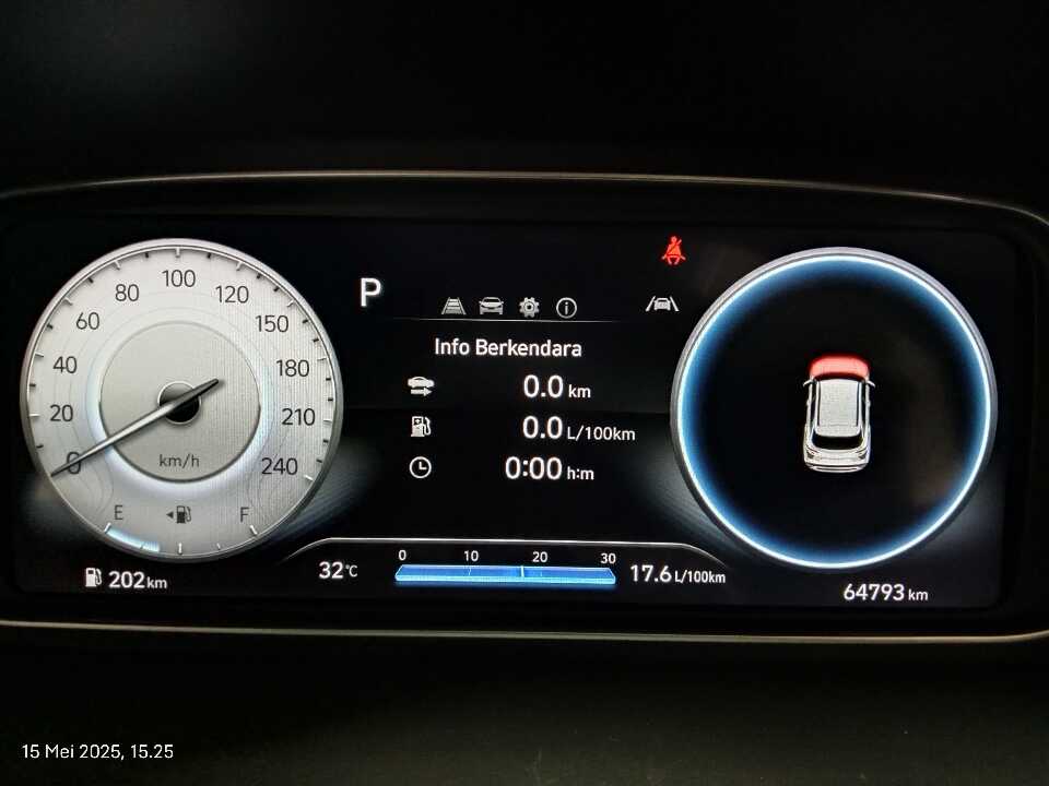 Foto Mobil Bekas Odometer Hyundai Creta 1.5 Prime tahun 2022