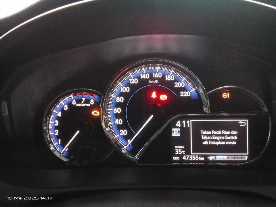 Foto Mobil Bekas Odometer Toyota Yaris 1.5 S tahun 2020