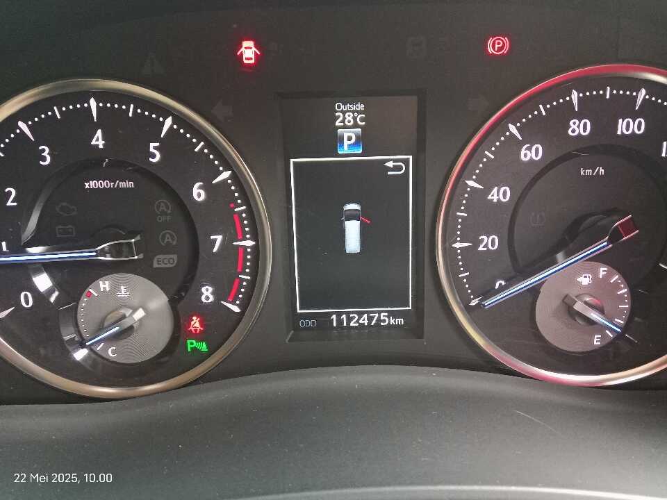 Foto Mobil Bekas Odometer Toyota Alphard 2.5 X tahun 2017