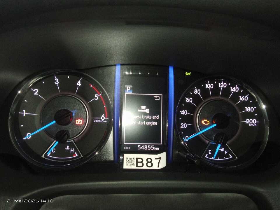 Foto Mobil Bekas Odometer Toyota Fortuner 2.4 4X2 VRZ tahun 2020
