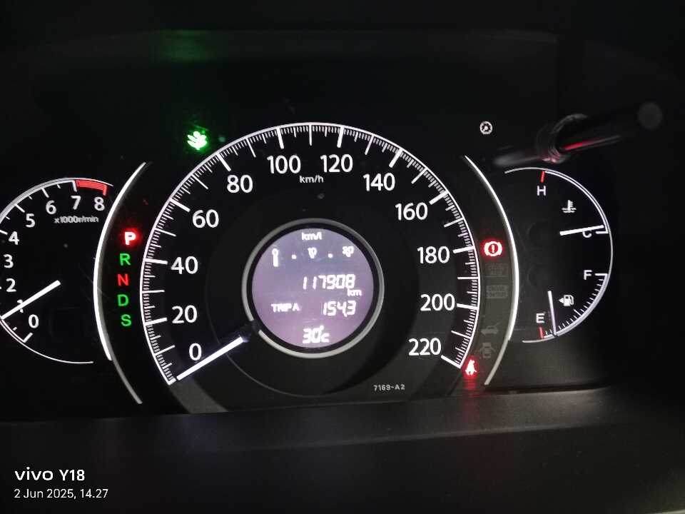 Foto Mobil Bekas Odometer Honda CR-V 2.4 RM3 tahun 2013