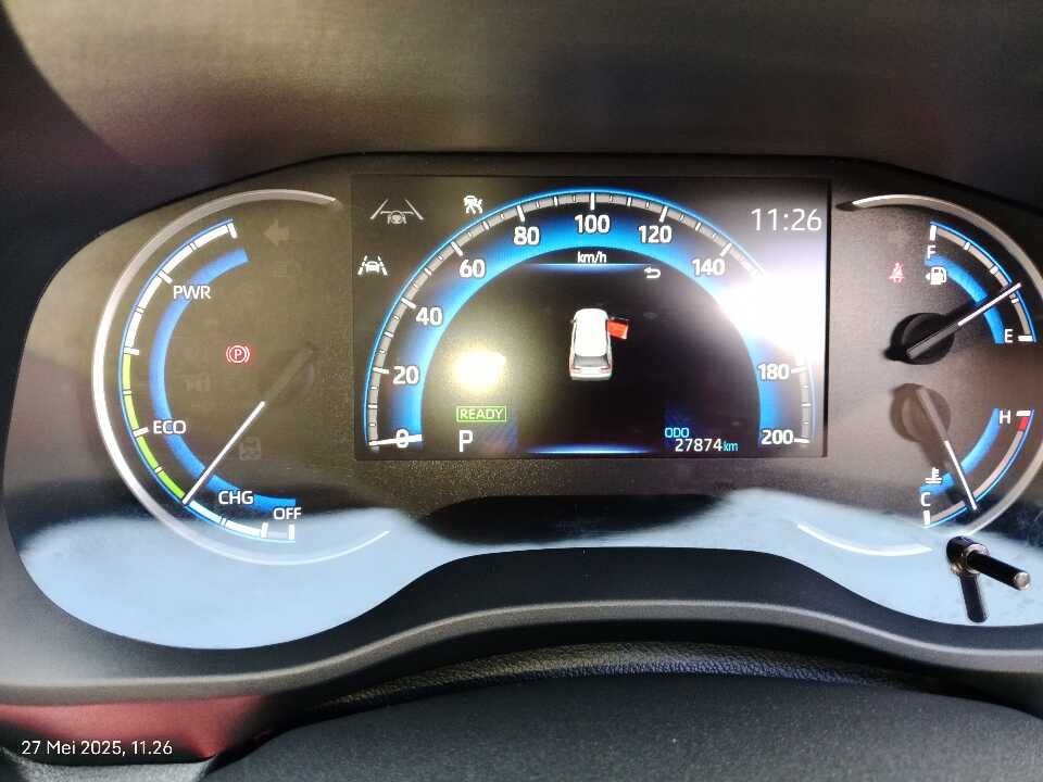 Foto Mobil Bekas Odometer Toyota Innova 2.0 Zenix Q HV CVT TSS Modellista tahun 2023
