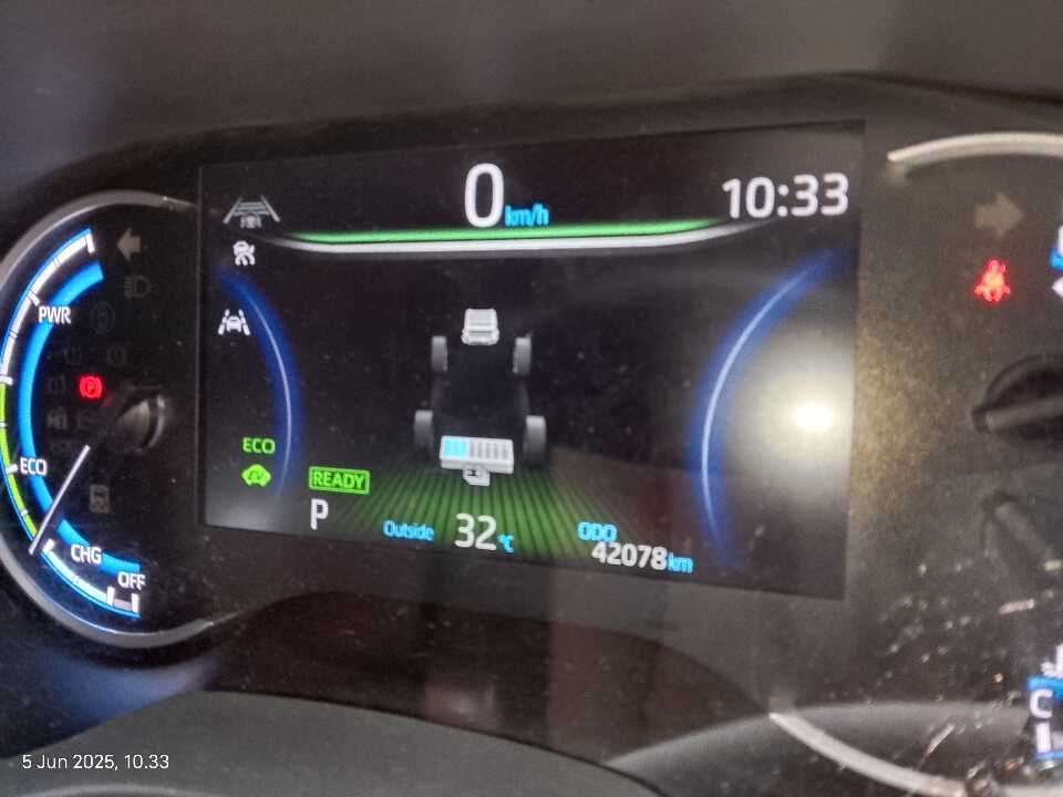 Foto Mobil Bekas Odometer Toyota Innova 2.0 Zenix Q HV CVT TSS tahun 2023