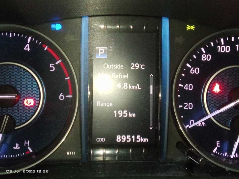 Foto Mobil Bekas Odometer Toyota Fortuner 2.4 4X2 VRZ tahun 2020