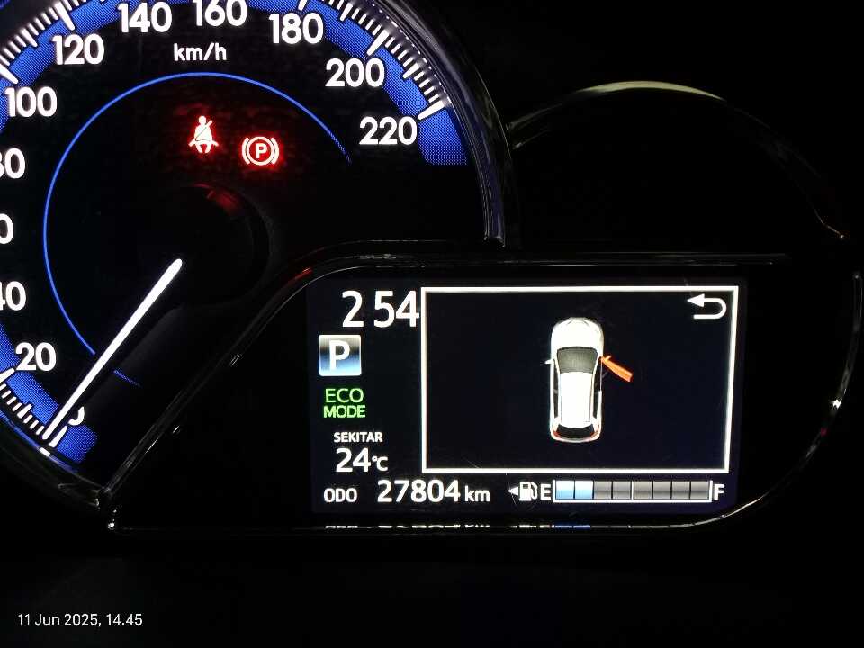Foto Mobil Bekas Odometer Toyota Yaris 1.5 S tahun 2021