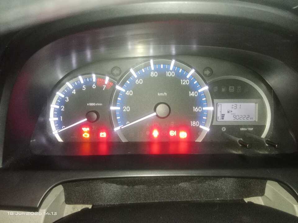 Foto Mobil Bekas Odometer Toyota Avanza 1.3 E tahun 2019