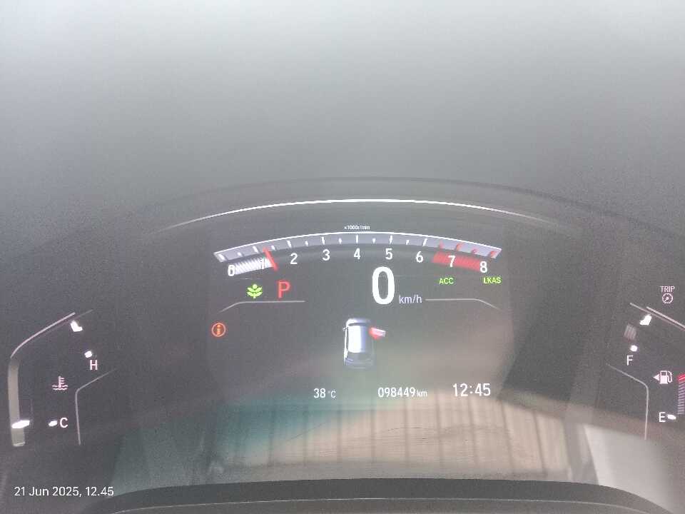 Foto Mobil Bekas Odometer Honda CR-V 1.5 Turbo Prestige tahun 2021