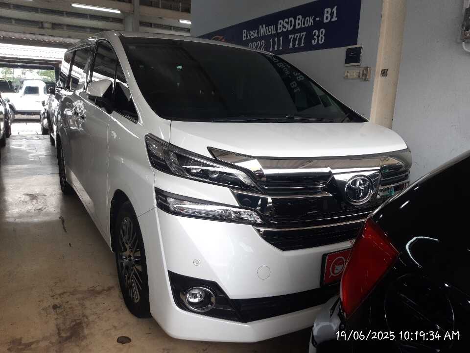 2017 Toyota Vellfire 2.5 G - Foto 1 dari 6