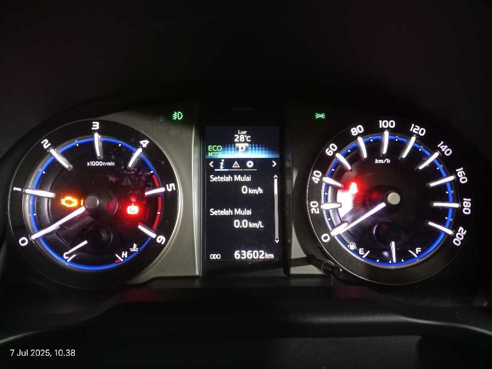 Foto Mobil Bekas Odometer Toyota Innova 2.4 V tahun 2021