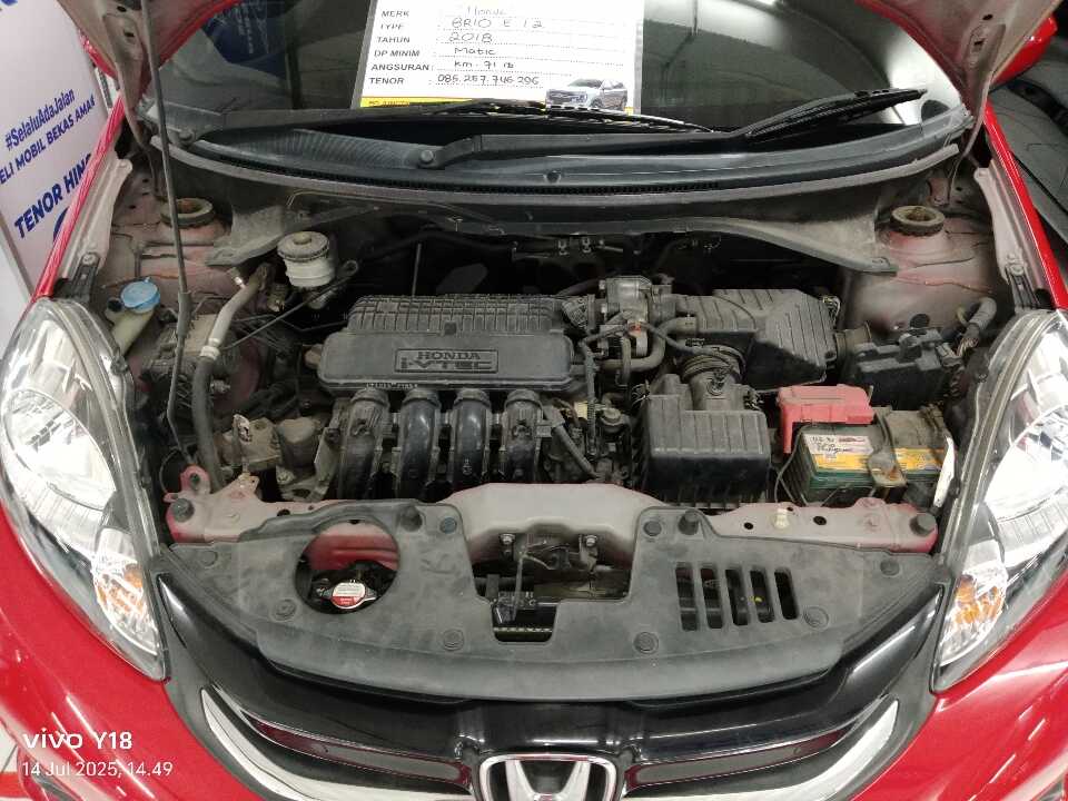 Foto Mobil Bekas Mesin Honda Brio 1.2 Satya E tahun 2018