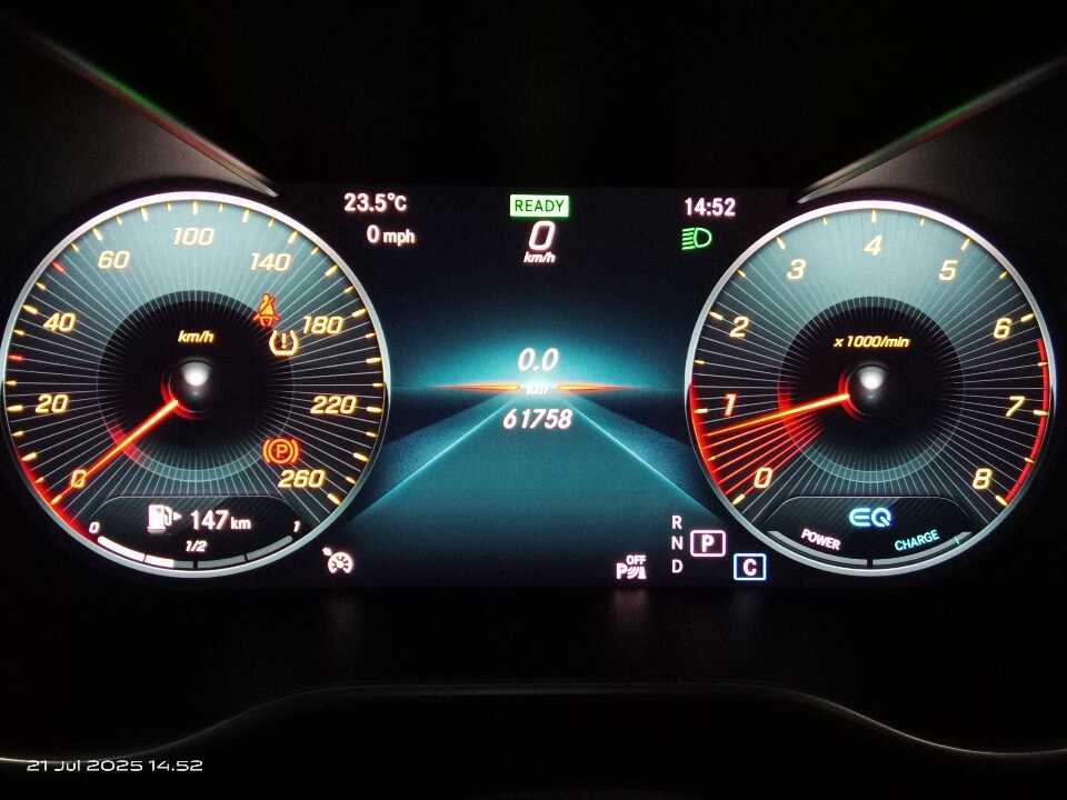 Foto Mobil Bekas Odometer Mercedes-Benz C200 1.5 tahun 2019