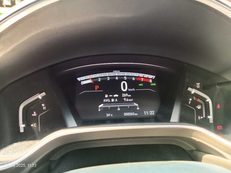 Foto Mobil Bekas Odometer Honda CR-V 1.5 Prestige tahun 2021