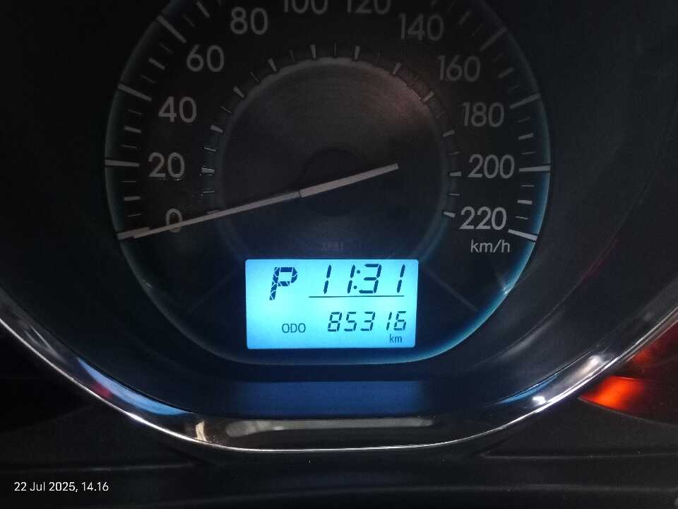 Foto Mobil Bekas Odometer Toyota Vios 1.5 G tahun 2017