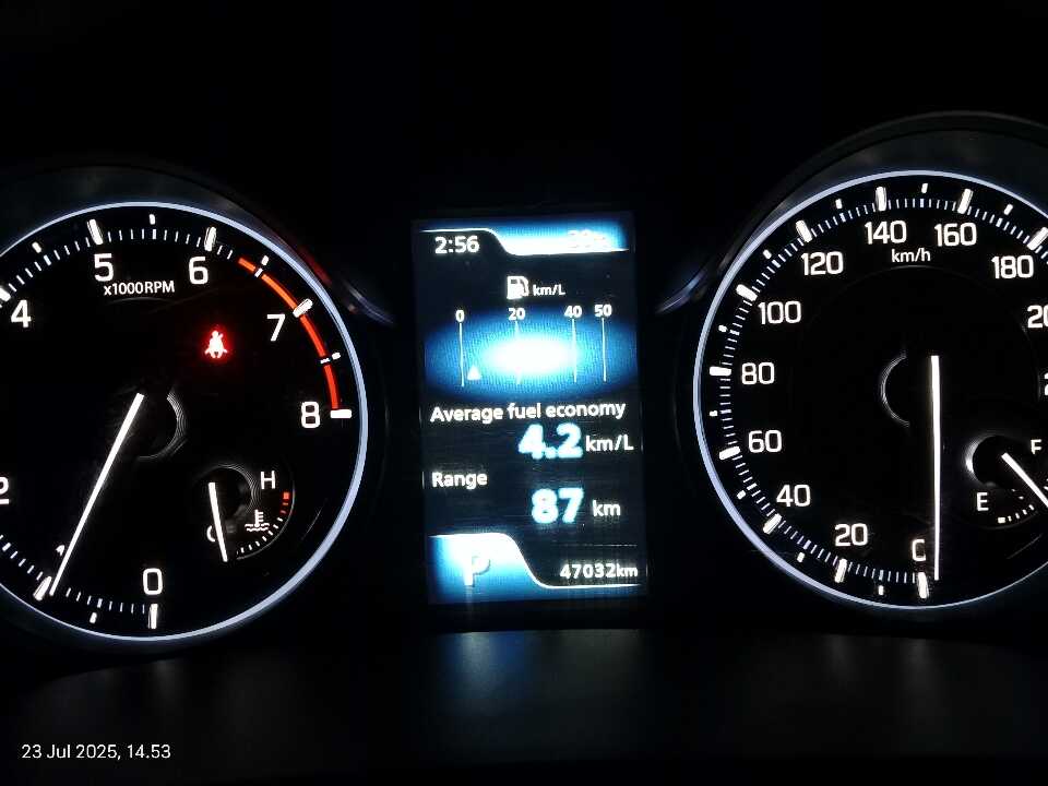 Foto Mobil Bekas Odometer Suzuki Ertiga 1.5 GX Hybrid tahun 2022