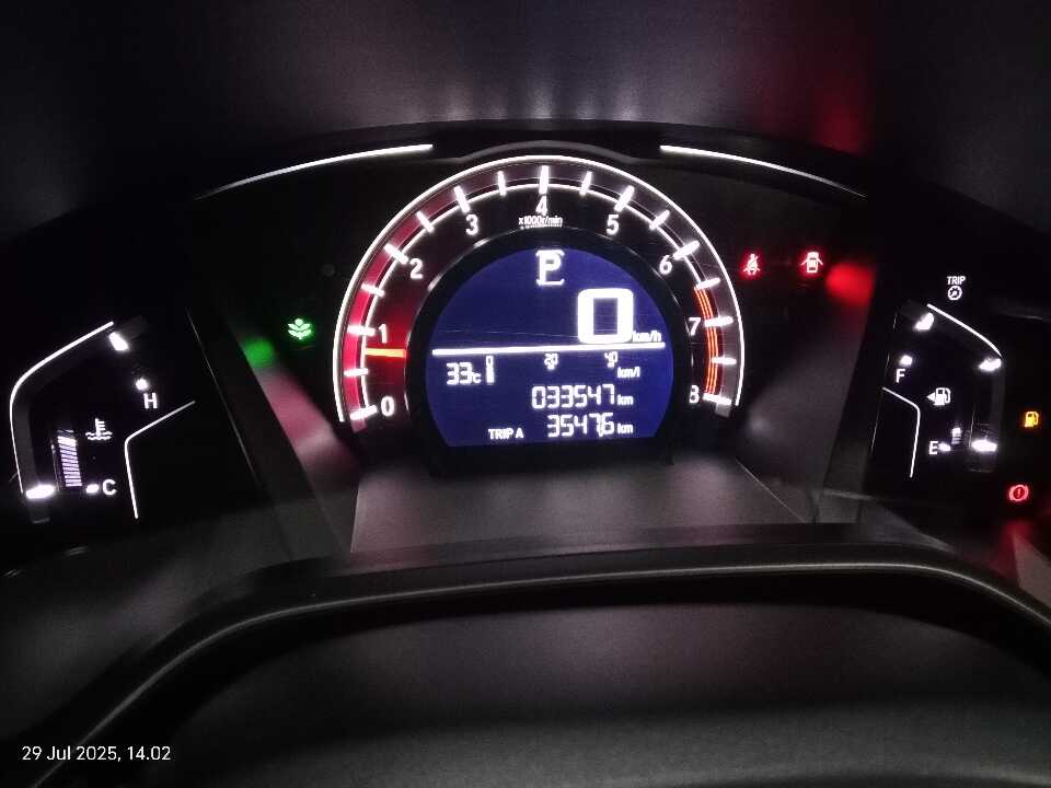 Foto Mobil Bekas Odometer Honda CR-V 1.5 Turbo Prestige tahun 2019
