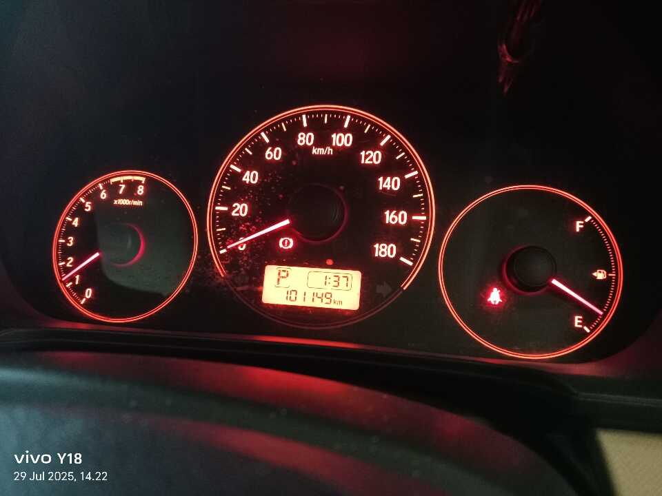 Foto Mobil Bekas Odometer Honda Brio 1.2 Satya E tahun 2017