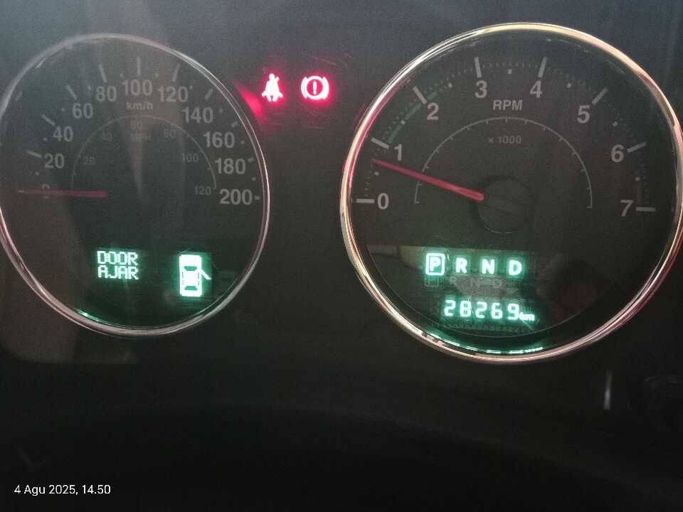 Foto Mobil Bekas Odometer Jeep Wrangler 3.0 Rubicon tahun 2015