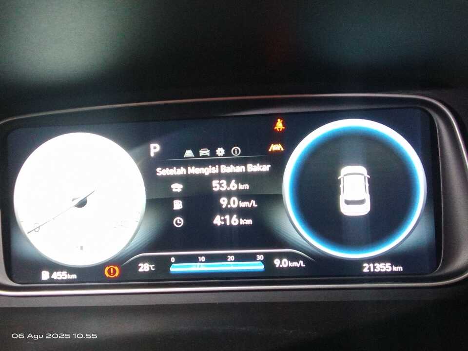 Foto Mobil Bekas Odometer Hyundai Creta 1.5 Prime tahun 2022