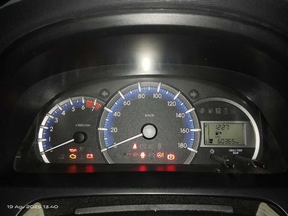 Foto Mobil Bekas Odometer Toyota Avanza 1.3 G tahun 2021