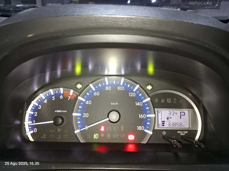 Foto Mobil Bekas Odometer Toyota Avanza 1.3 G tahun 2021