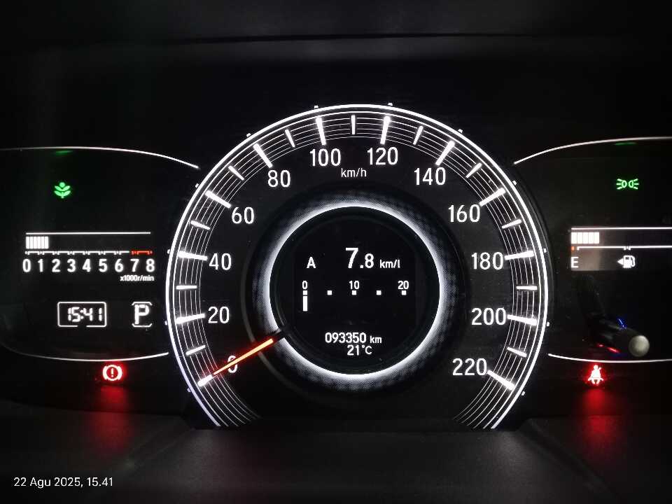 Foto Mobil Bekas Odometer Honda Odyssey 2.4 E tahun 2016