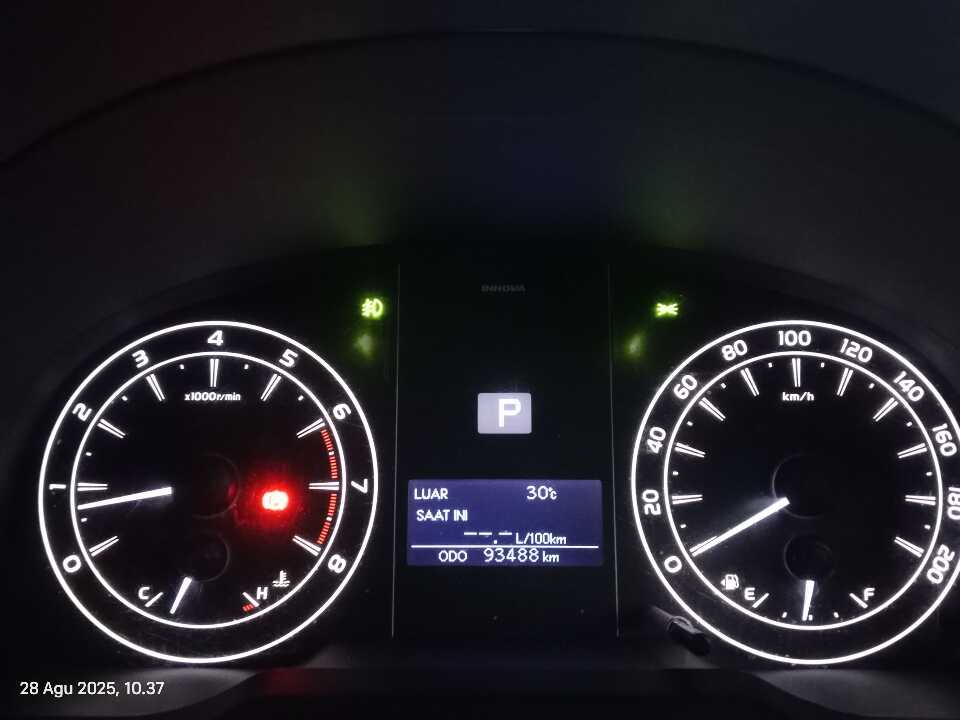 Foto Mobil Bekas Odometer Toyota Innova 2.0 G tahun 2020