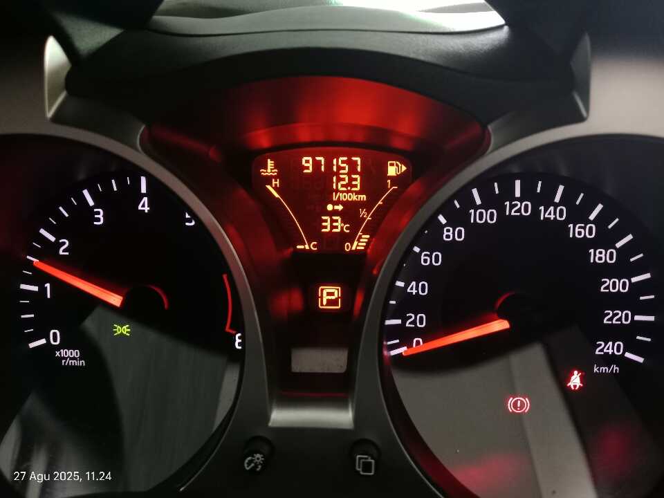 Foto Mobil Bekas Odometer Nissan Juke 1.5 tahun 2016