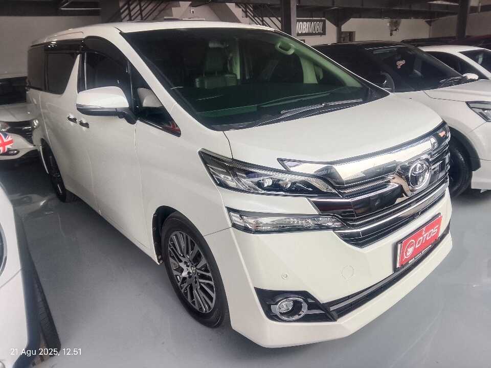 2016 Toyota Vellfire 2.5 G - Foto 1 dari 9